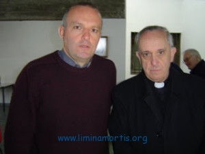 Father Alejandro Pezet with Msgr Bergoglio